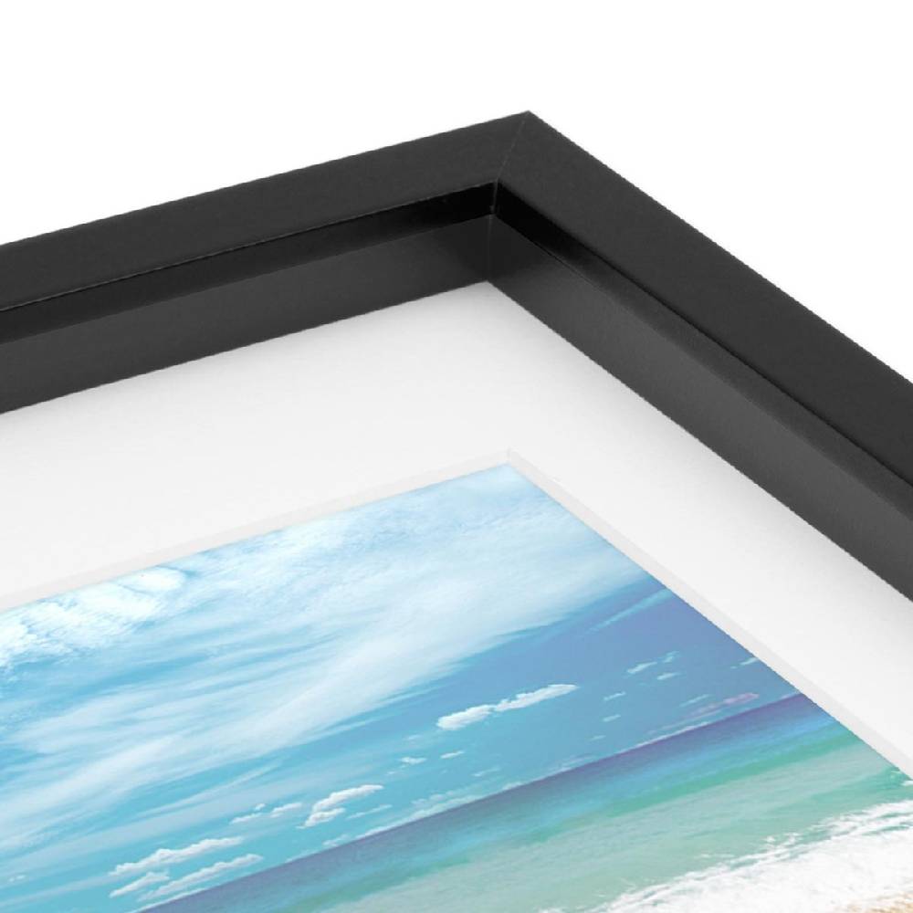 Photolini 2er Set 3D-Bilderrahmen 30x40 cm mit Passepartout, Schwarz Flash Sale