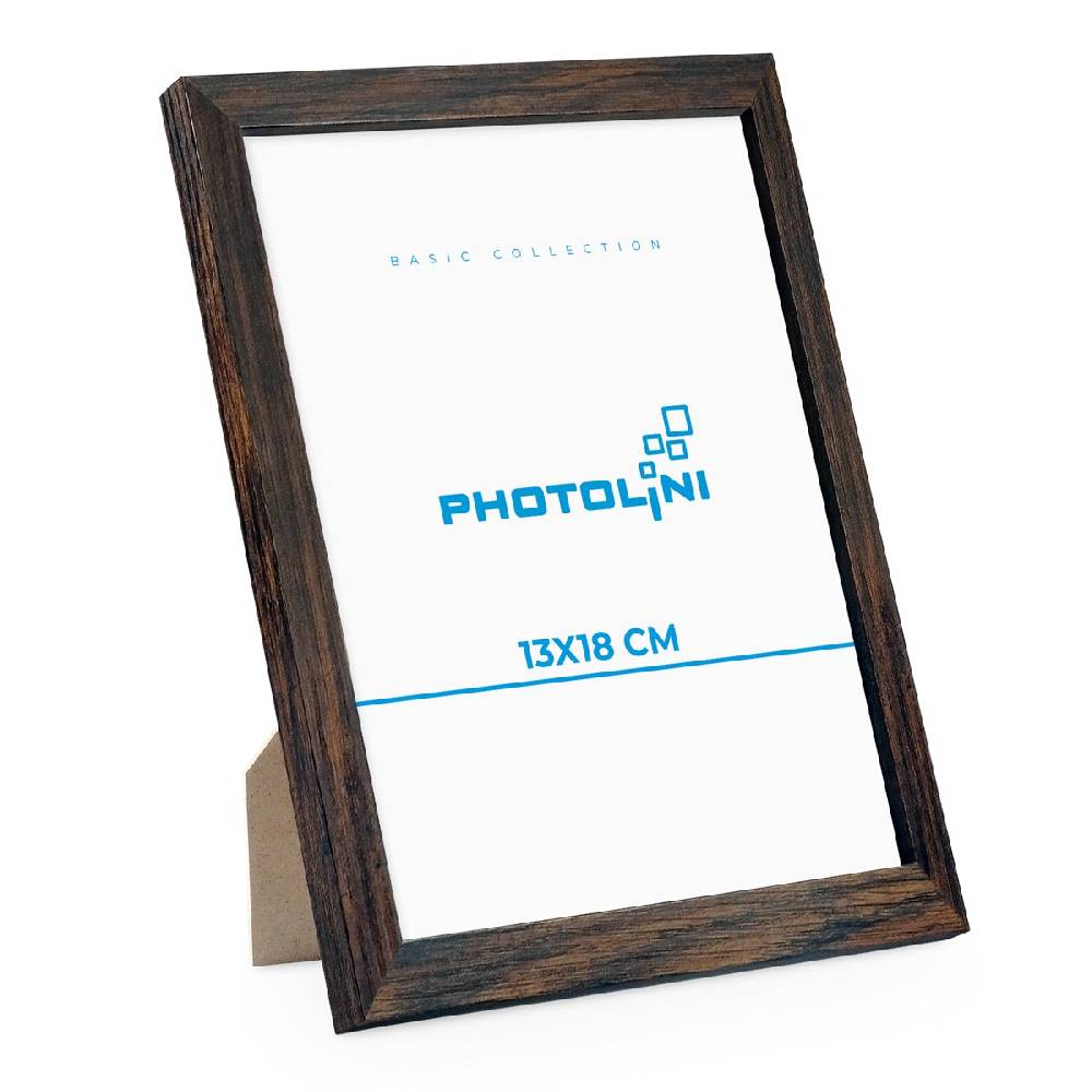 Photolini Bilderrahmen Modern Eiche Dunkel mit Acrylglas Top Angebot