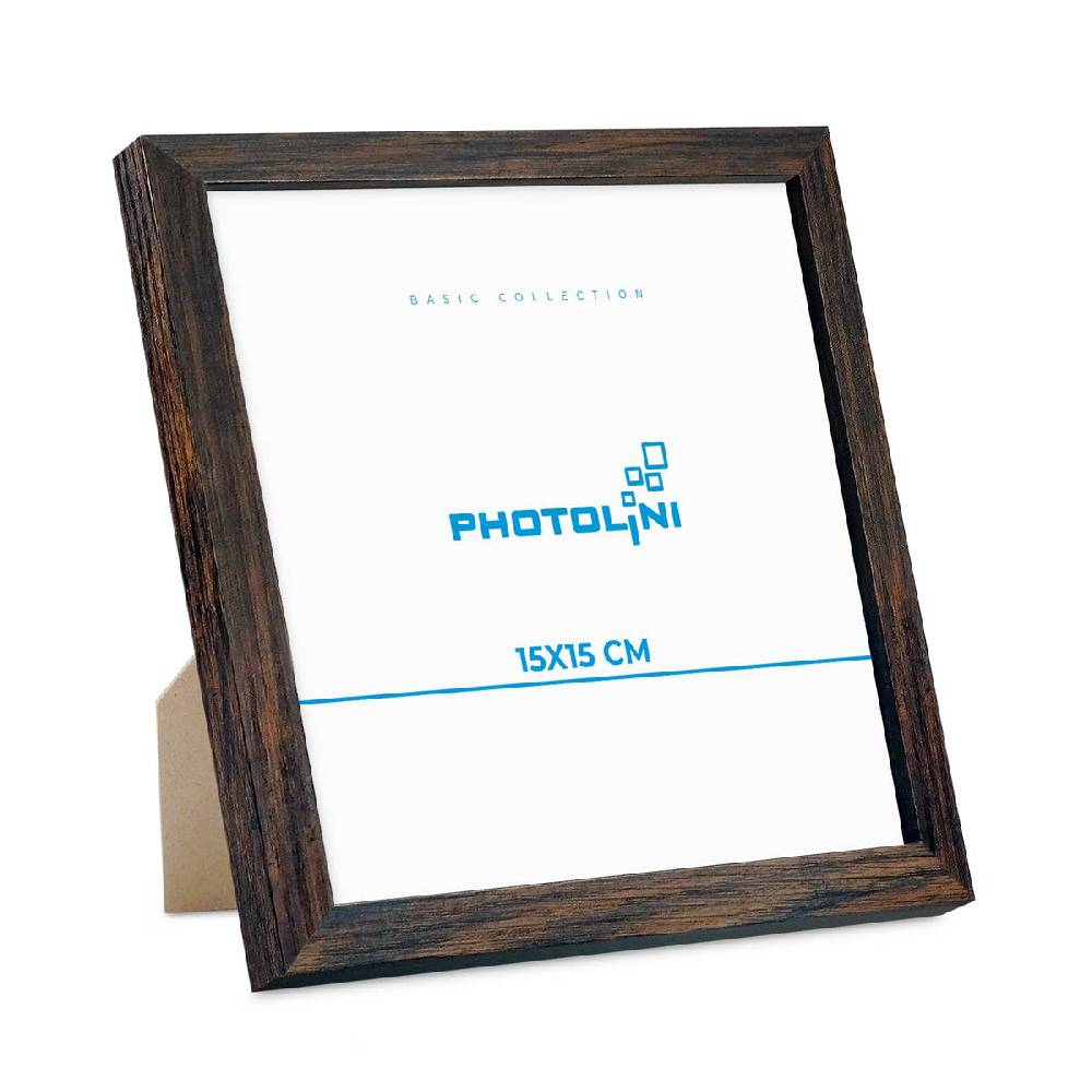 Photolini Bilderrahmen Modern Eiche Dunkel mit Acrylglas Top Angebot