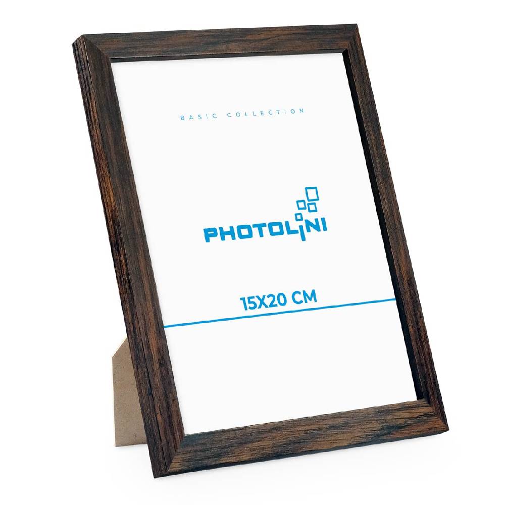 Photolini Bilderrahmen Modern Eiche Dunkel mit Acrylglas Top Angebot