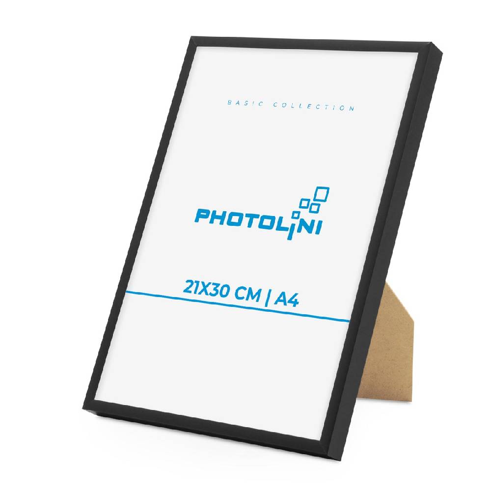 Photolini Alu-Bilderrahmen Schwarz mit Acrylglas Sonderangebot der Fabrik