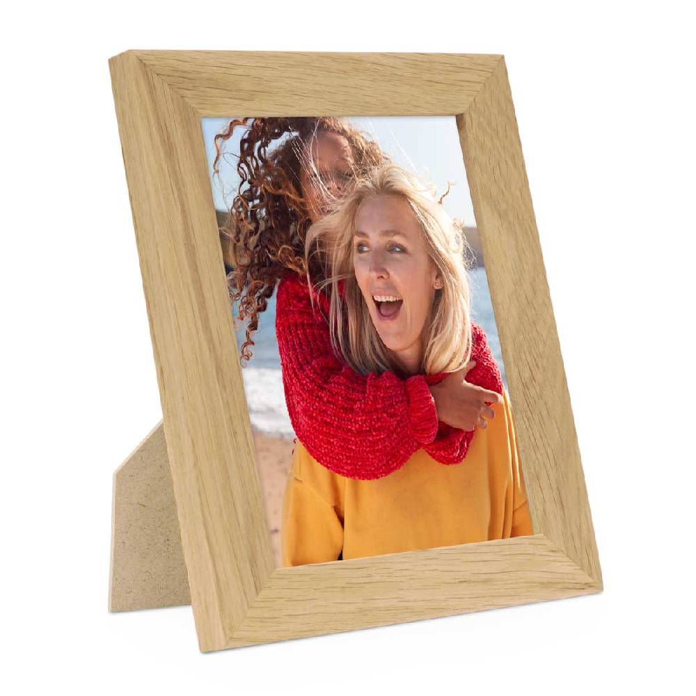 Photolini Holz-Bilderrahmen Basic Collection Modern Eiche Discount Store für neue Produkte