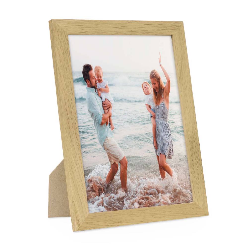 Photolini Holz-Bilderrahmen Basic Collection Modern Eiche Discount Store für neue Produkte