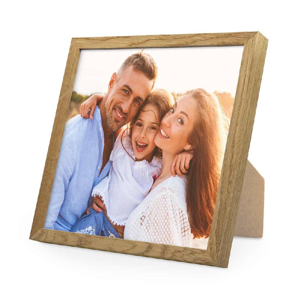 Photolini Holzrahmen Eiche mit Acrylglas Im Verkauf