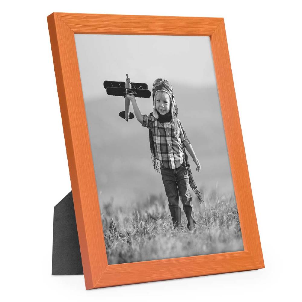 Photolini Bilderrahmen Orange mit Acrylglas Verkauf
