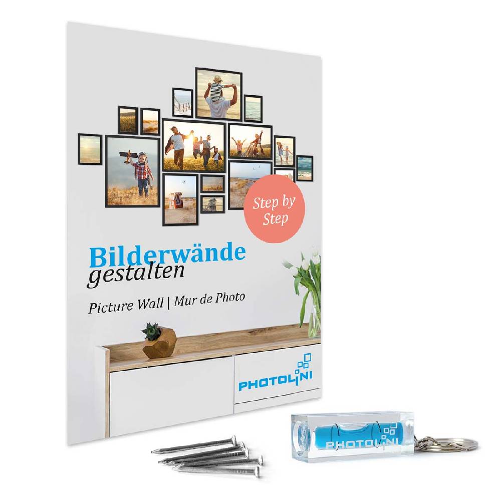 Photolini Bilderrahmen 5er Set Bunt 13x18 cm | Acrylglas im Angebot