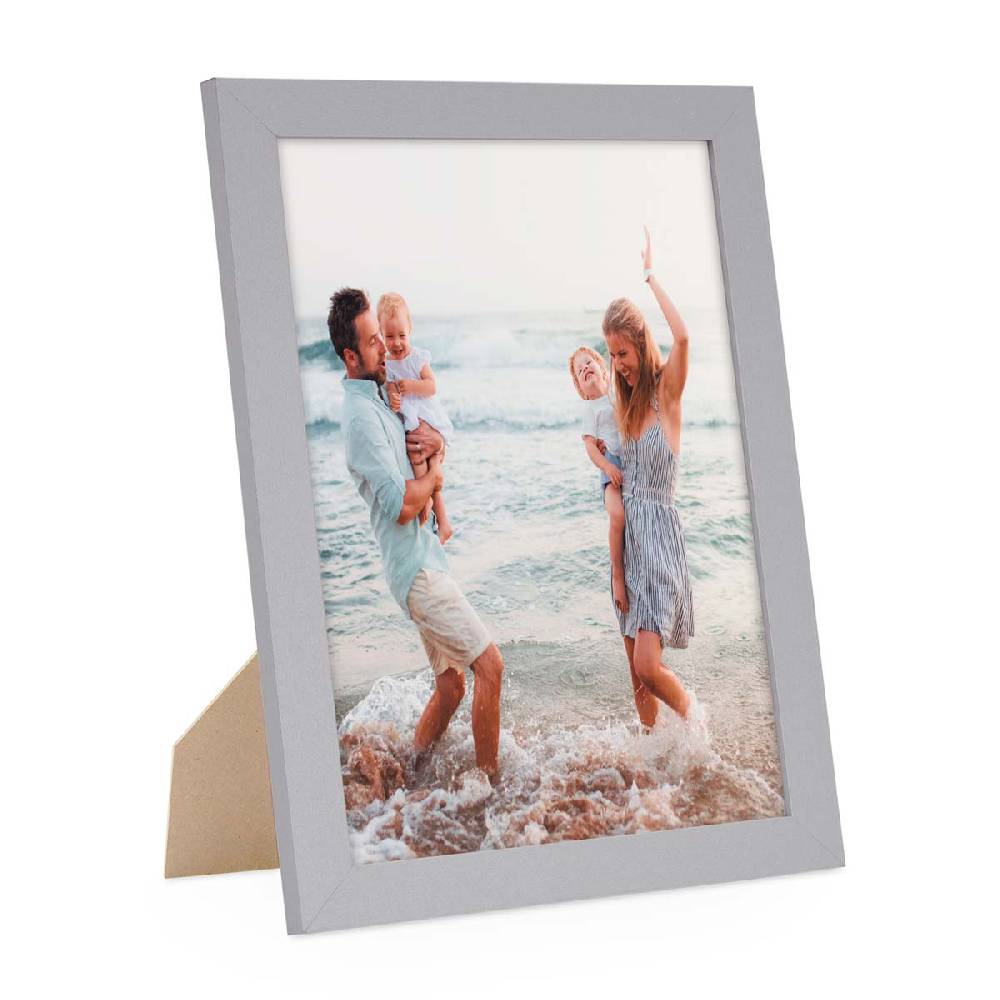 Photolini Bilderrahmen Basic Collection Modern Silber Sonderangebot