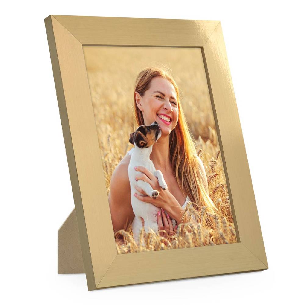 Photolini Bilderrahmen Basic Collection Modern Gold Begrenztes Angebot
