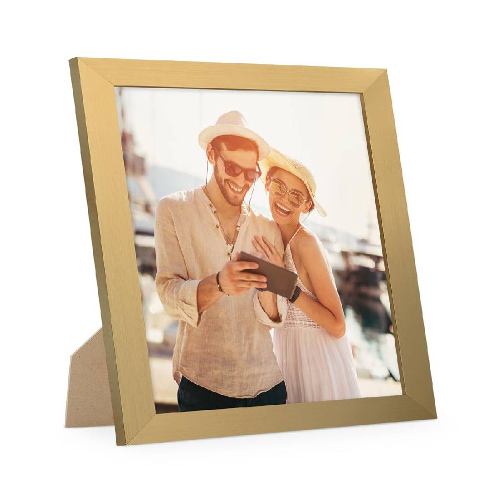 Photolini Bilderrahmen Basic Collection Modern Gold Begrenztes Angebot