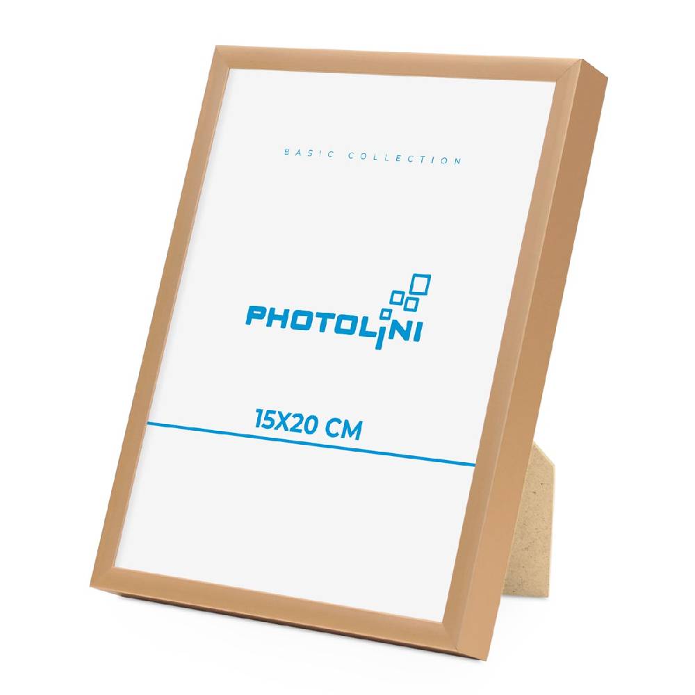 Photolini Alu-Bilderrahmen Gold mit Acrylglas Saisonschlussverkauf