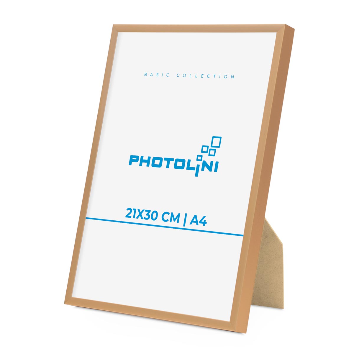 Photolini Alu-Bilderrahmen Gold mit Acrylglas Saisonschlussverkauf