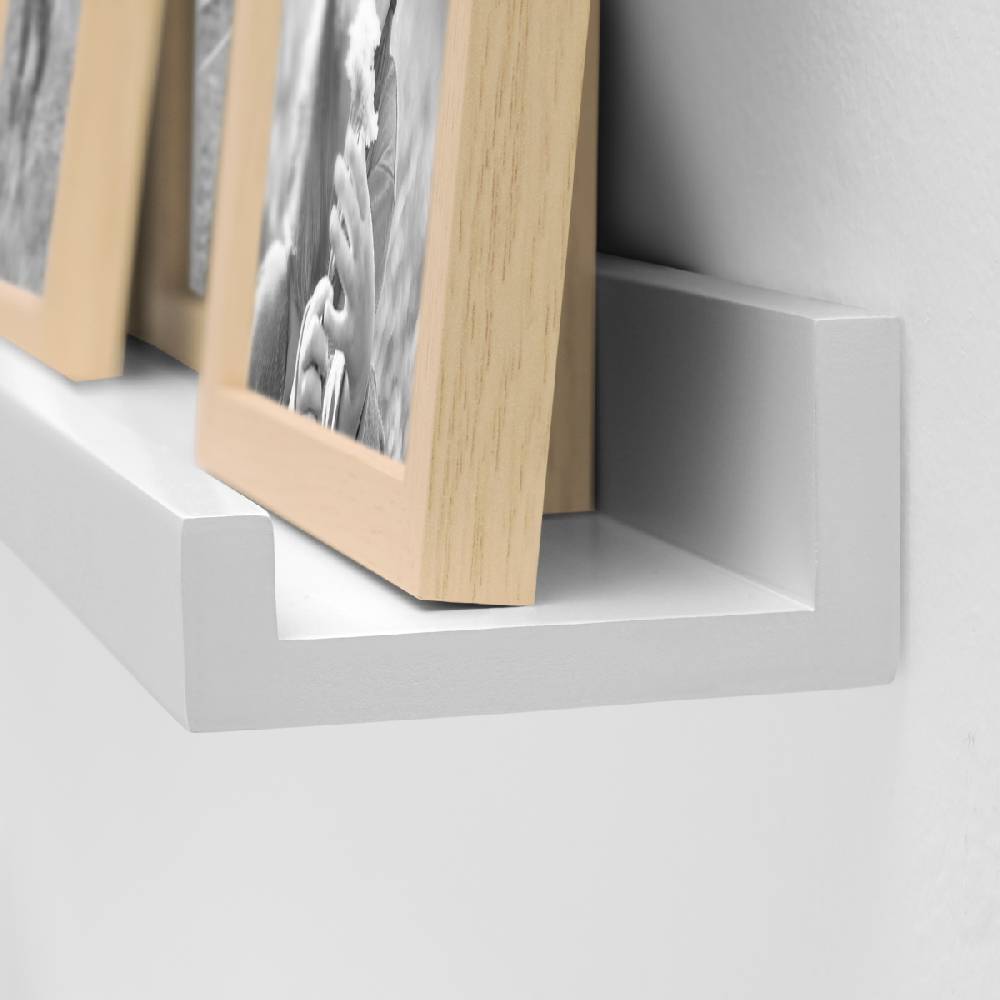 Photolini 4er Set MDF-Bilderrahmen Modern Natur mit Bilderleiste Hotsell