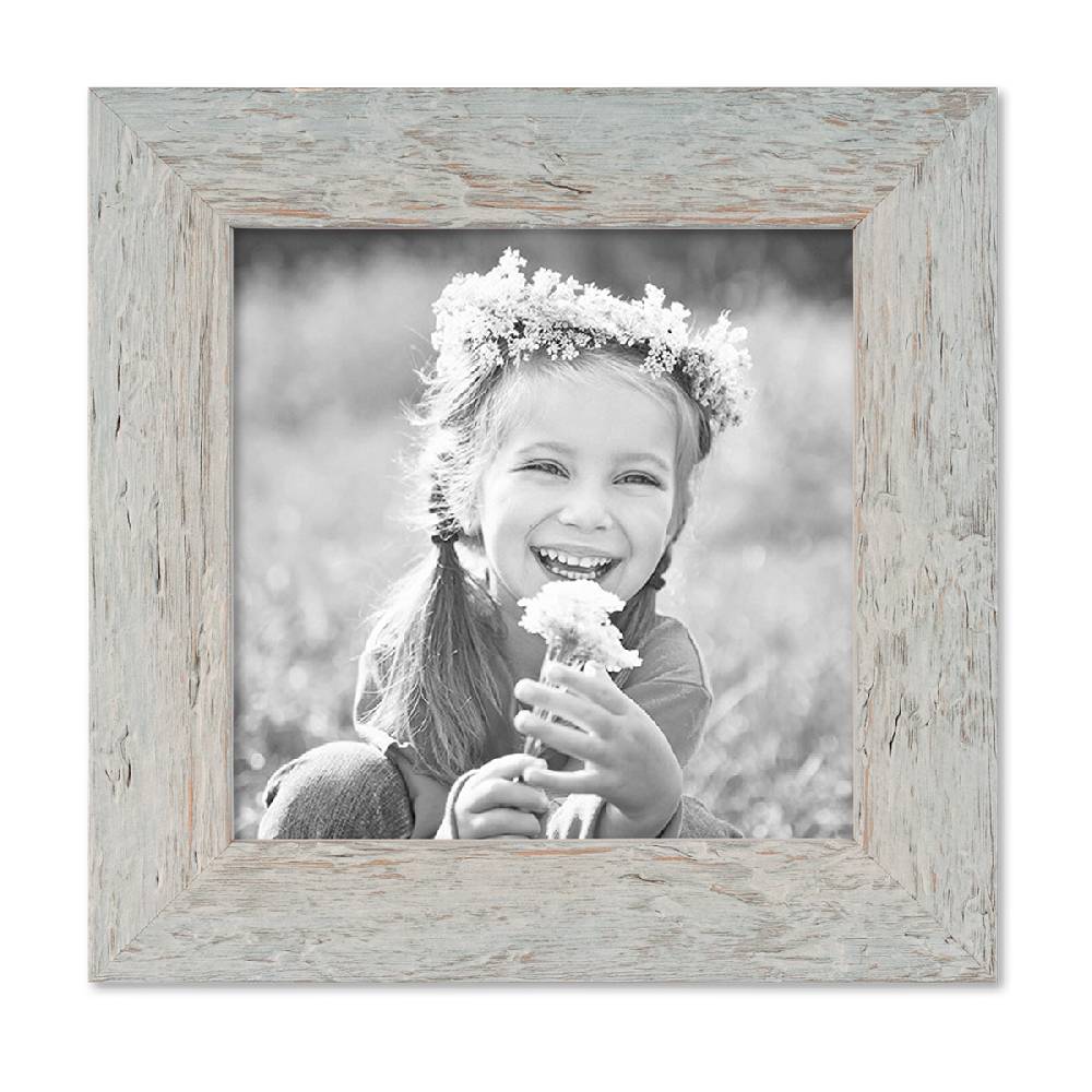 Photolini Holz-Bilderrahmen Strandhaus Grau Rustikal Fabrik Onlineshop