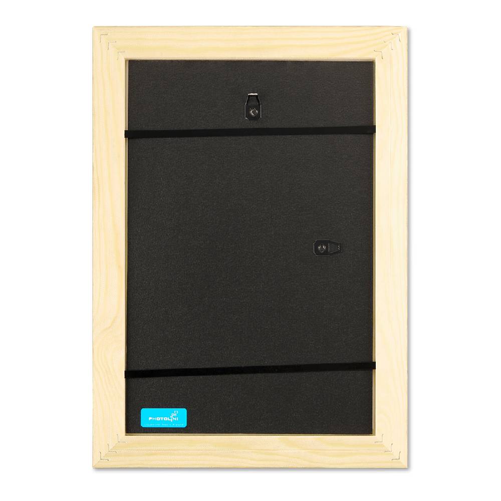 Photolini 5er Bilderrahmen-Set 20x20 cm Strandhaus Grau Rustikal Massivholz Günstig kaufen