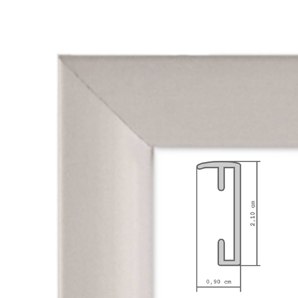 Photolini 14er Bilderrahmen-Set Silber-Schwarz Zeitlich begrenztes Angebot