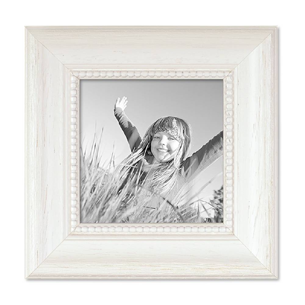 Photolini 4er Bilderrahmen-Set Landhaus-Stil Weiss Black Friday