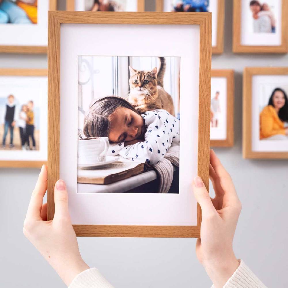 Photolini Passepartout Reinweiß Saisonschlussverkauf