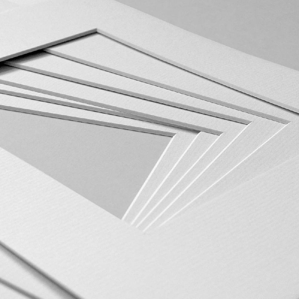 Photolini Passepartout Reinweiß Saisonschlussverkauf