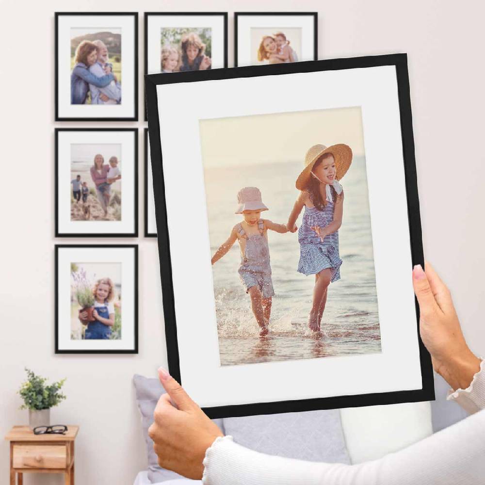 Photolini 10x Passepartout Weiß Black Friday