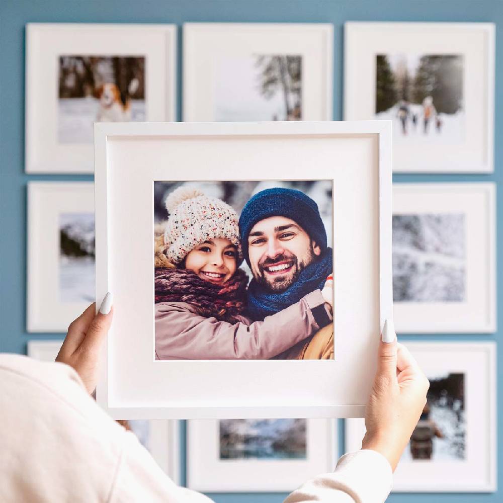 Photolini 10x Passepartout Reinweiß Muttertagsangebot
