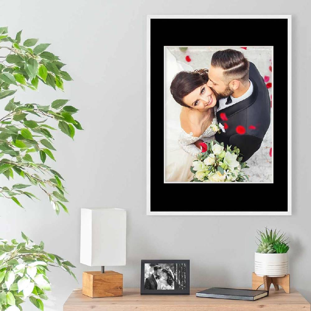 Photolini Passepartout Schwarz Vatertagsangebot