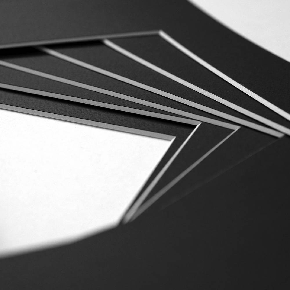 Photolini Passepartout Schwarz Vatertagsangebot