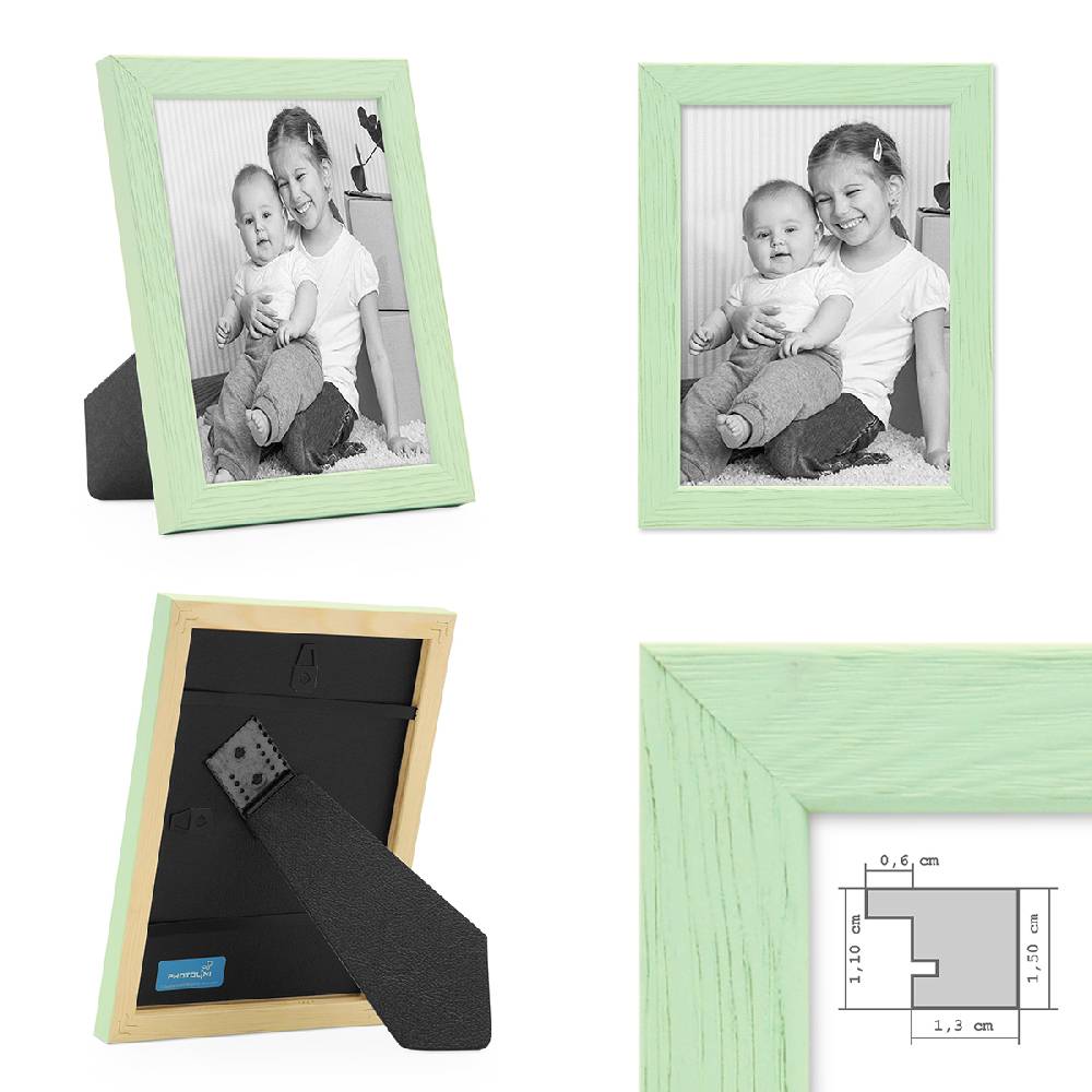 Photolini Bilderrahmen 5er Set Bunt 10x15 cm | Acrylglas Zeitbegrenzte Promotion