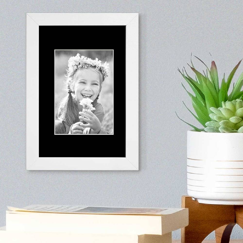 Photolini 10er Mix Passepartouts Schwarz (für Rahmen je 2x 10x15, 13x18 und je 3x 15x20 und 21x30 cm) Begrenzt auf 3 Tage
