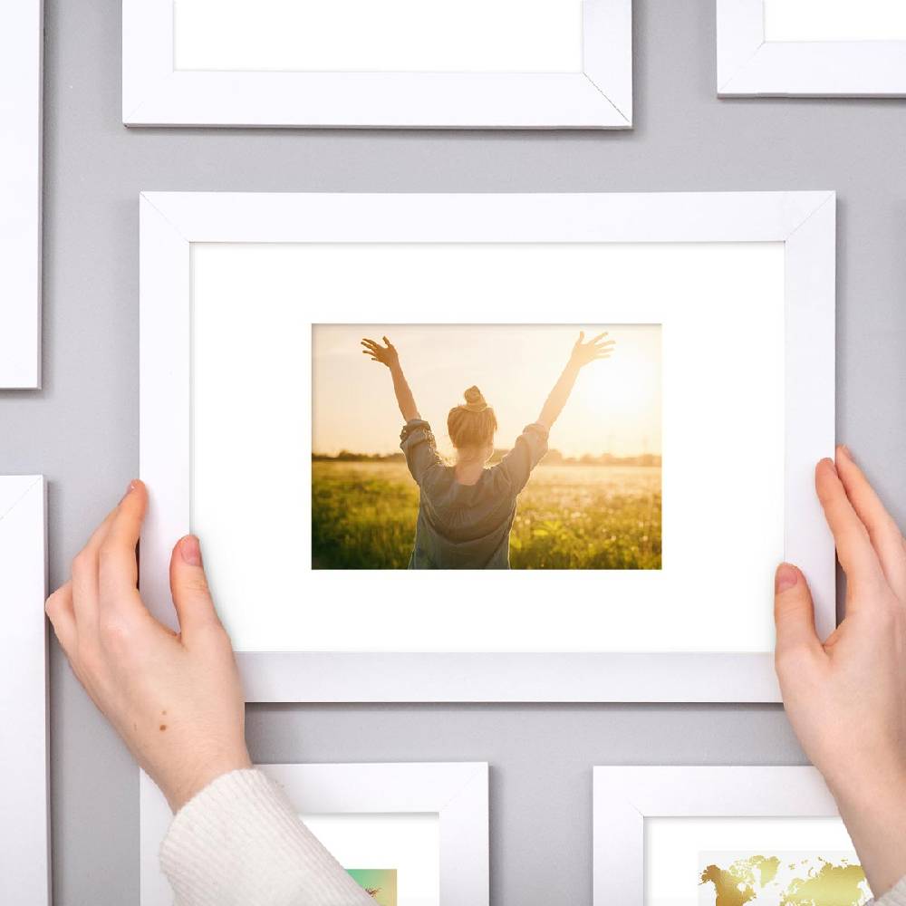 Photolini Passepartouts Creme-Weiß für 10er Rahmen-Set No.1 Speichern exportieren