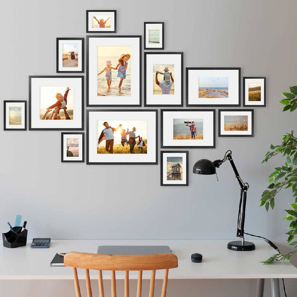 Photolini Passepartouts Creme-Weiß für 14er Rahmen-Set No.1 50% Rabatt für begrenzte Zeit