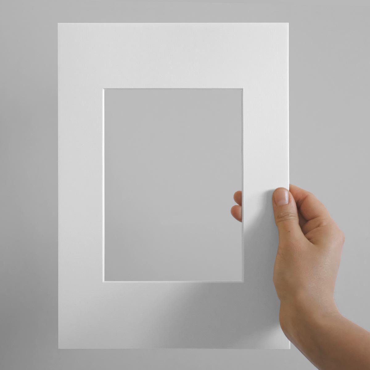 Photolini Passepartouts Creme-Weiß für 12er Rahmen-Set No.3 Outlet