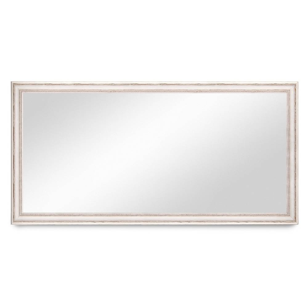 Photolini Wand-Spiegel 60x110 cm im Landhaus-Stil Weiss / Spiegelfläche 50x100 cm Blitzverkäufe