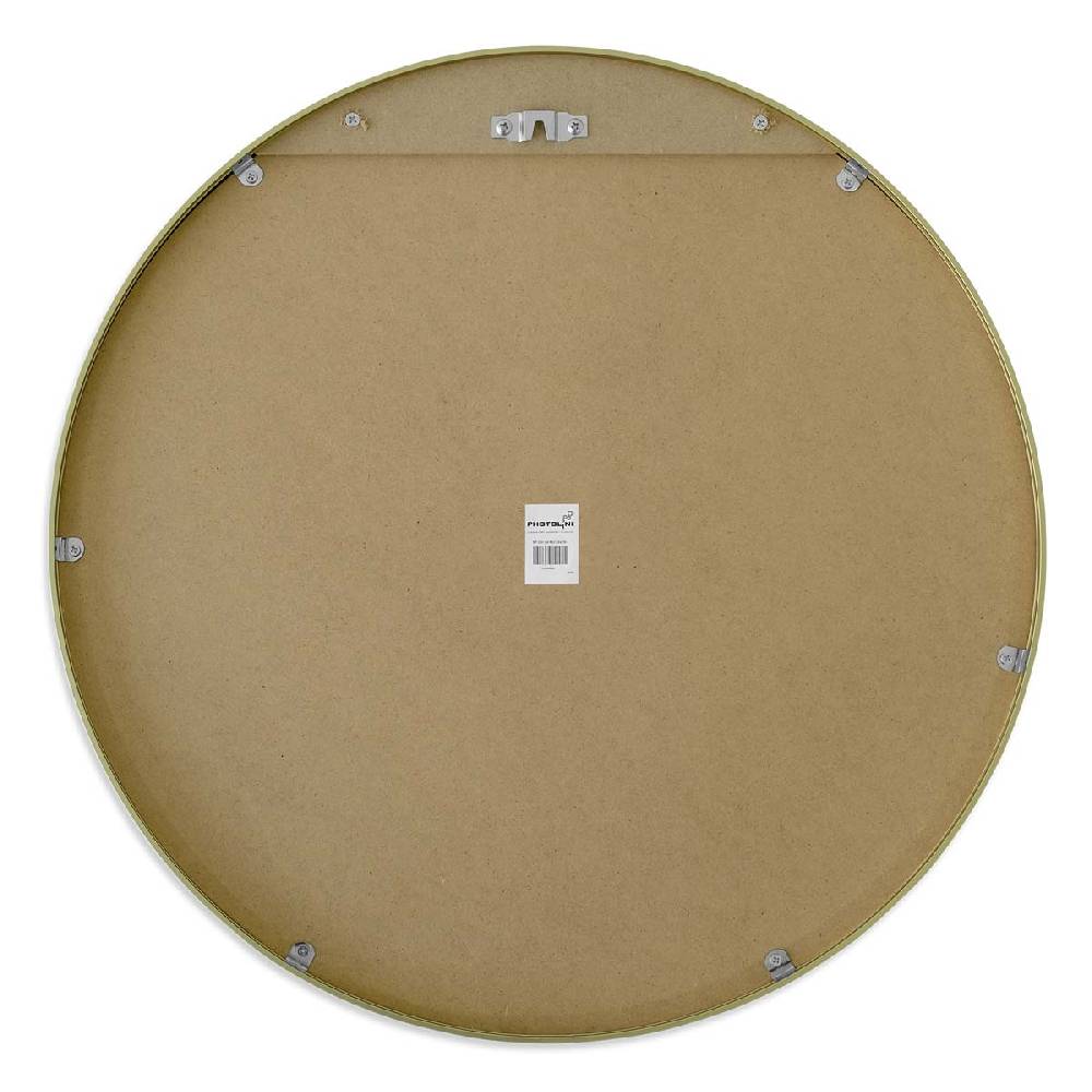 Photolini Spiegel Rund Gold mit Metallrahmen 70 cm Fabrik Onlineshop