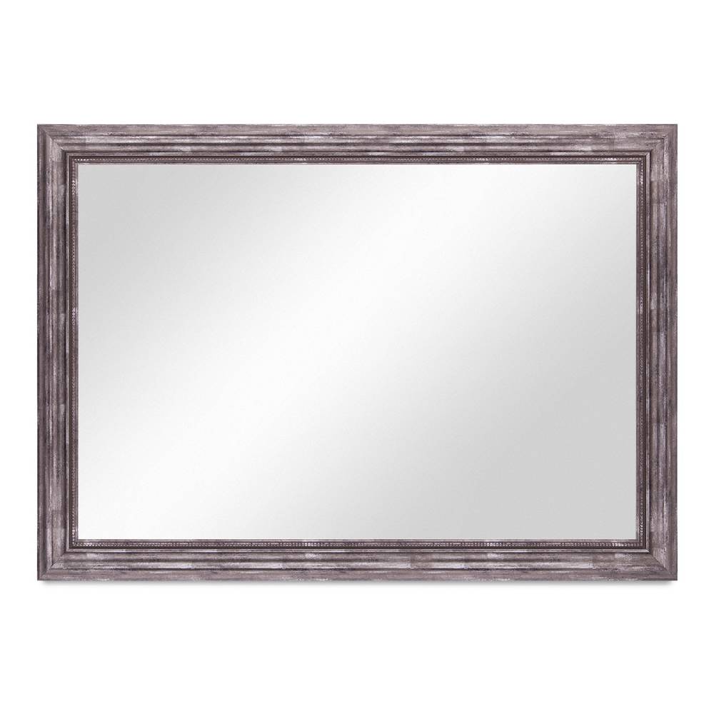 Photolini B-WARE: Wand-Spiegel 70x90 cm im Barock-Stil Silber / Spiegelfläche 60x80 cm Große Rabatte