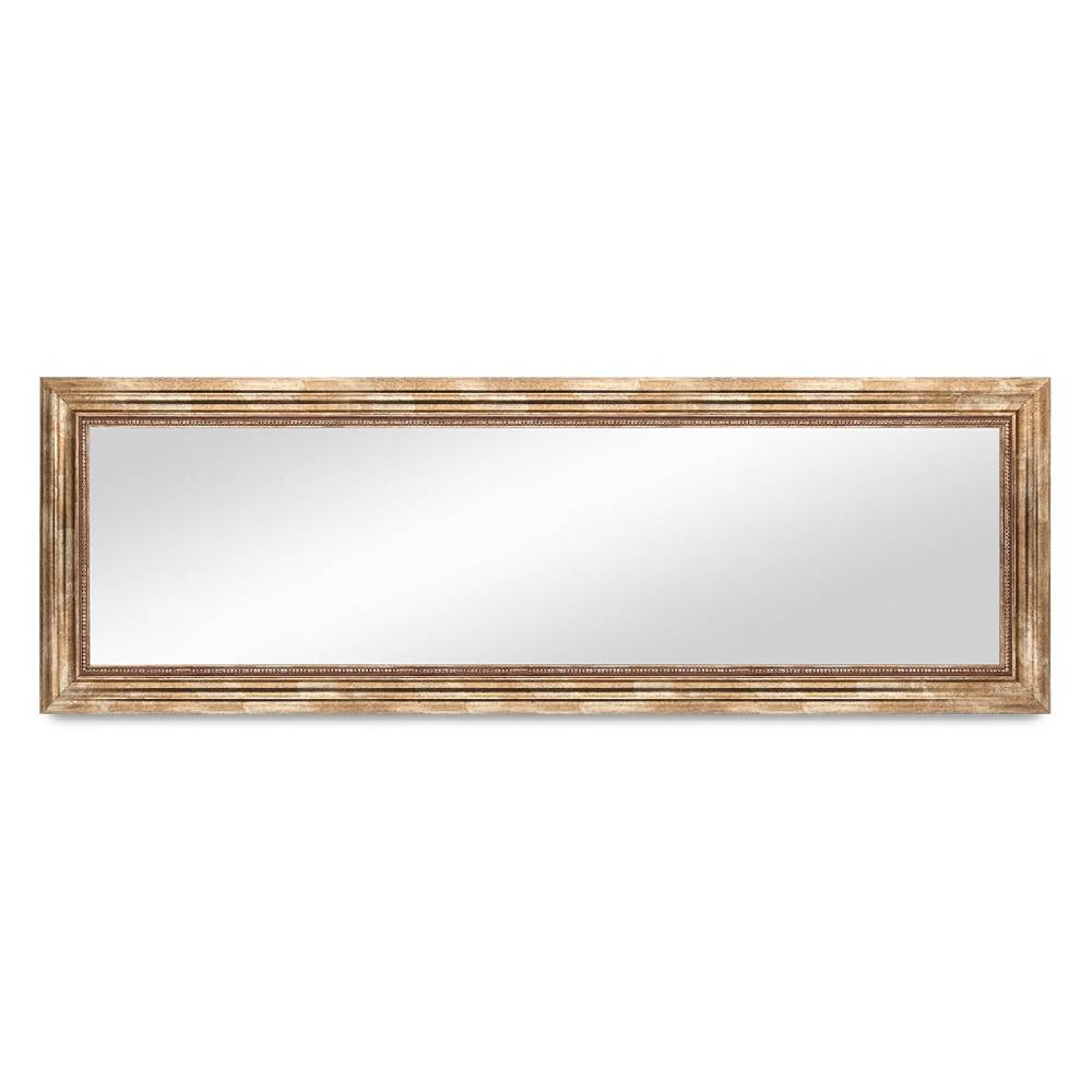 Photolini B-WARE: Wand-Spiegel 40x100 cm im Barock-Stil Gold / Spiegelfläche 30x90 cm Super Sparpreis