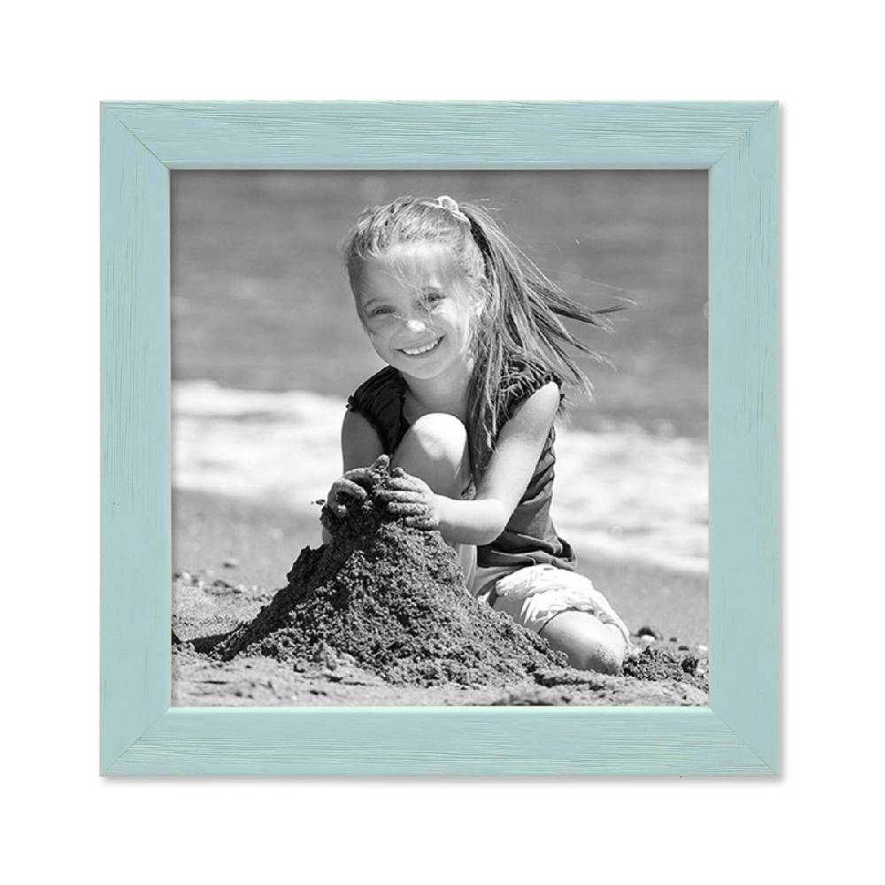 Photolini Bilderrahmen Blau mit Acrylglas 15x15 cm Clearance-Verkauf