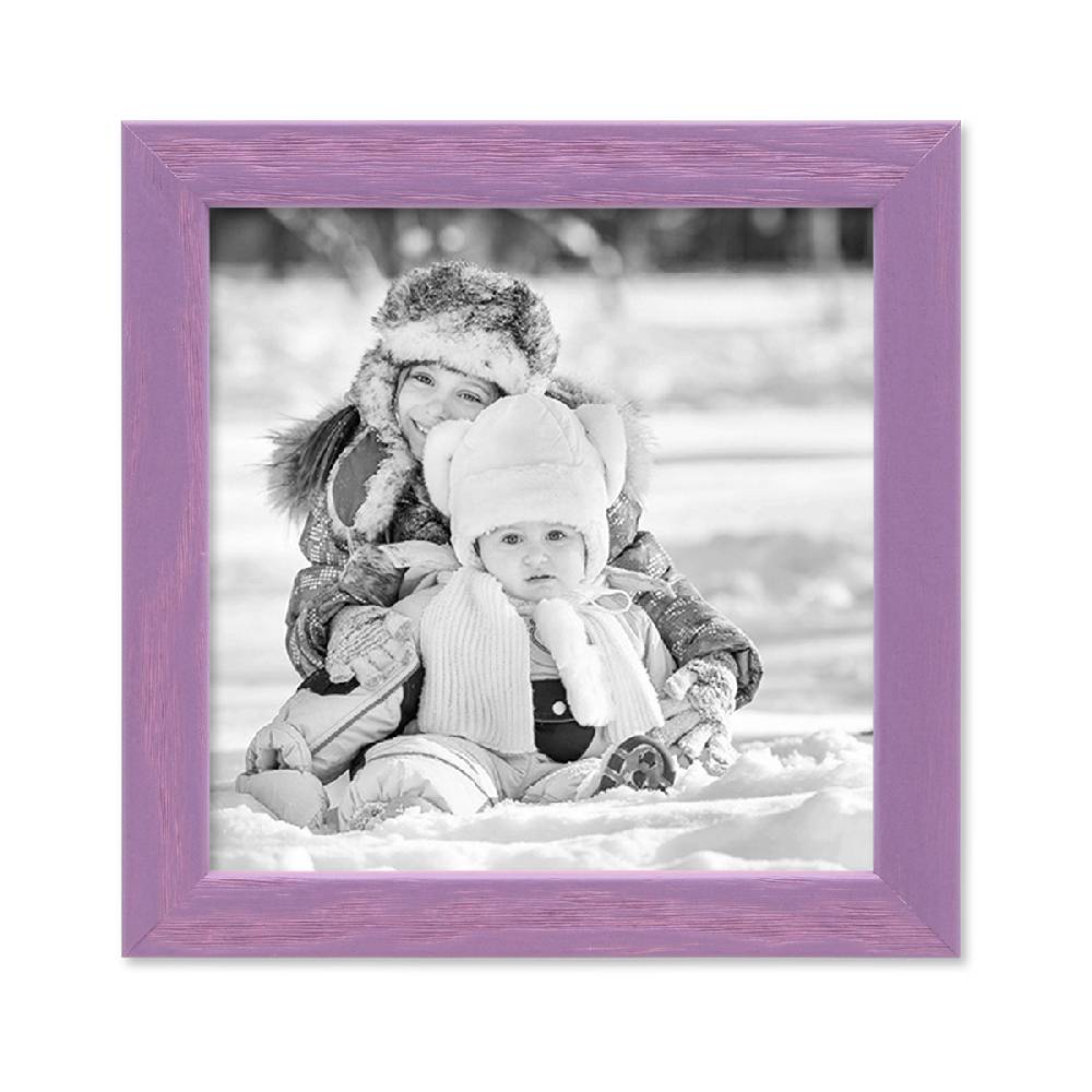 Photolini Bilderrahmen Lila mit Acrylglas Preisnachlass