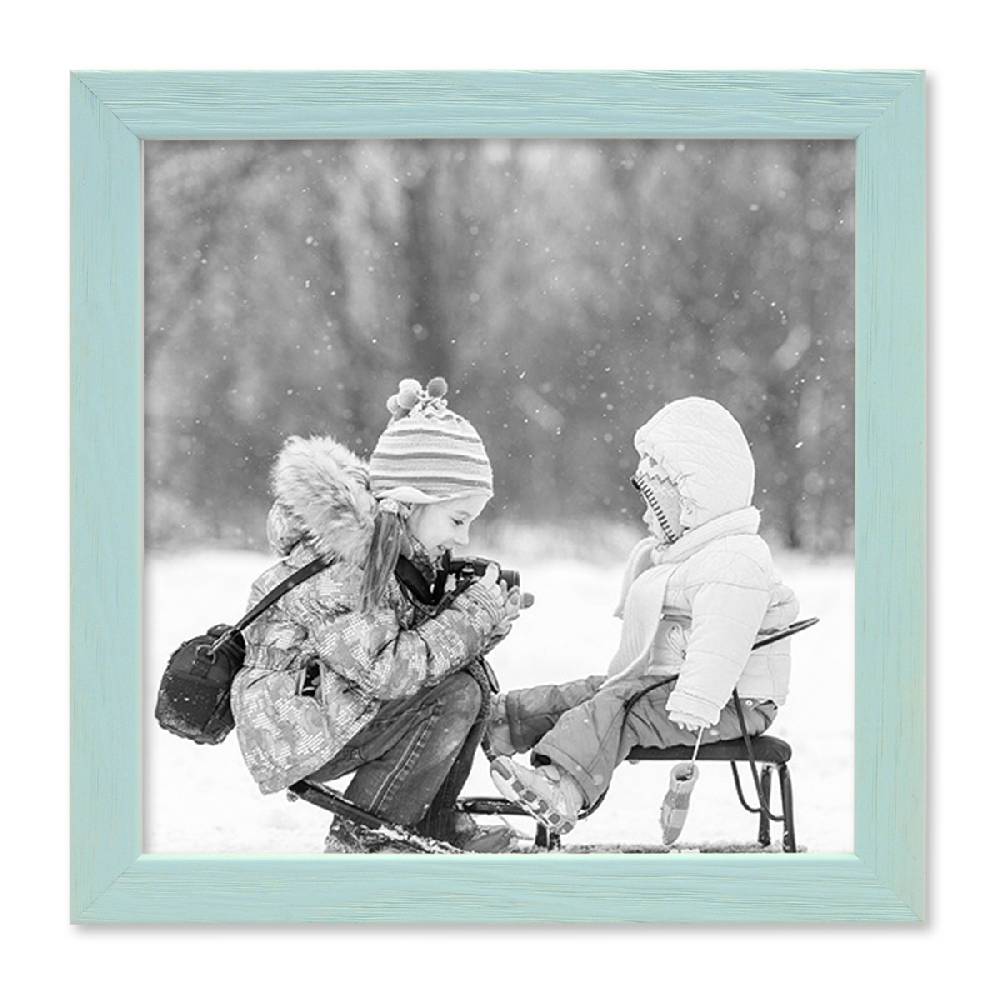 Photolini Bilderrahmen Blau mit Acrylglas Saisonschlussverkauf