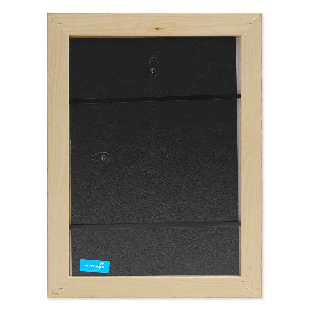 Photolini 5er Bilderrahmen-Set 20x20 cm Strandhaus Rustikal Eiche-Optik Natur Massivholz Bestseller