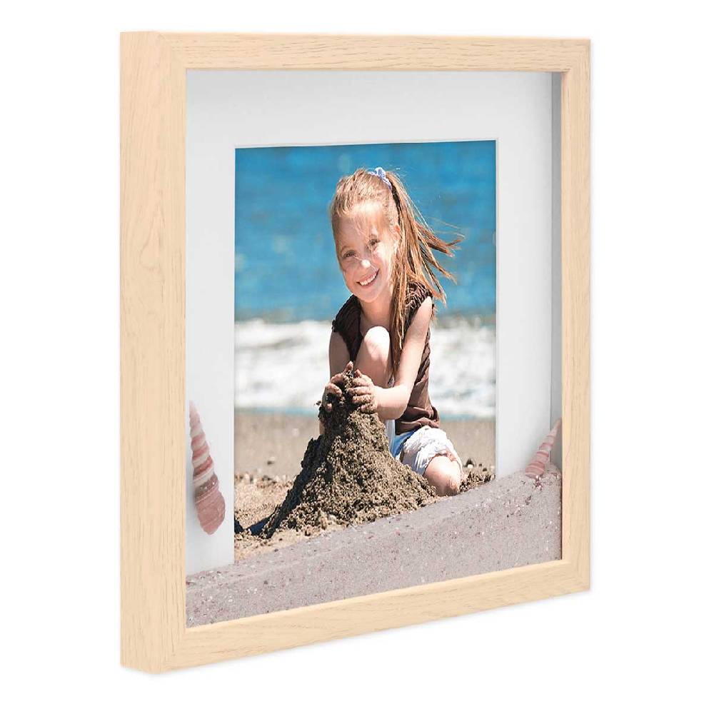 Photolini 3D Bilderrahmen Natur 1,5 cm Objekttiefe Super Rabatt