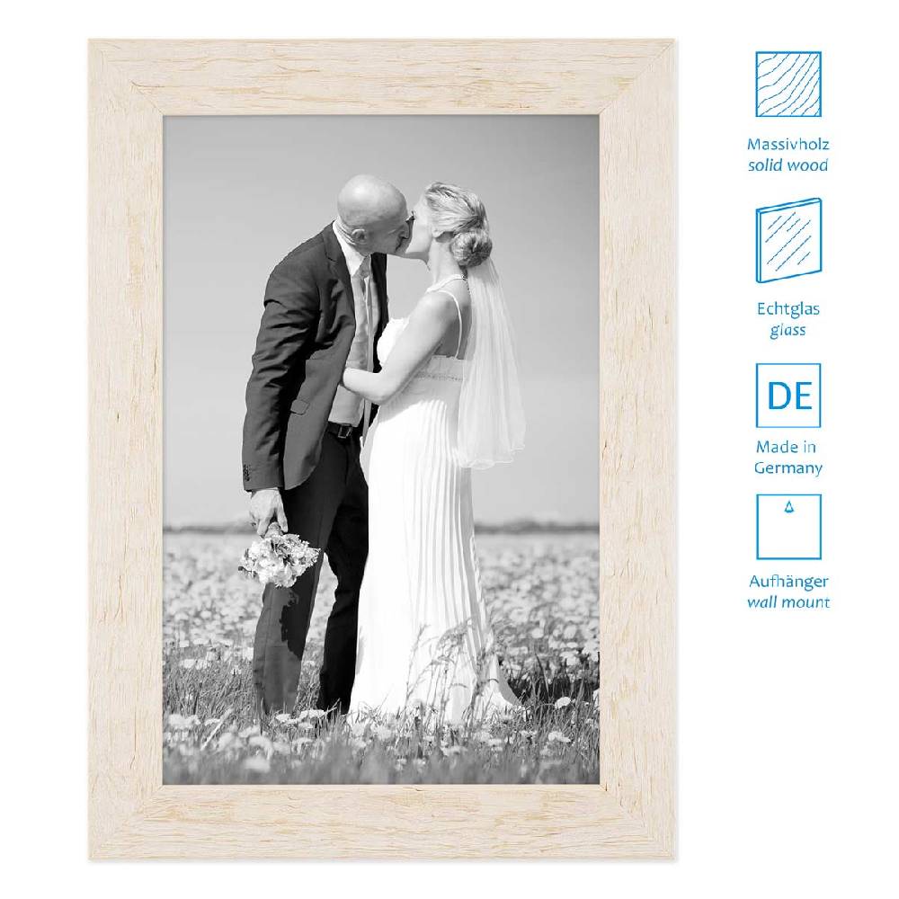 Photolini 15er Bilderrahmen-Set Strandhaus Rustikal Weiß Fabrik Onlineshop