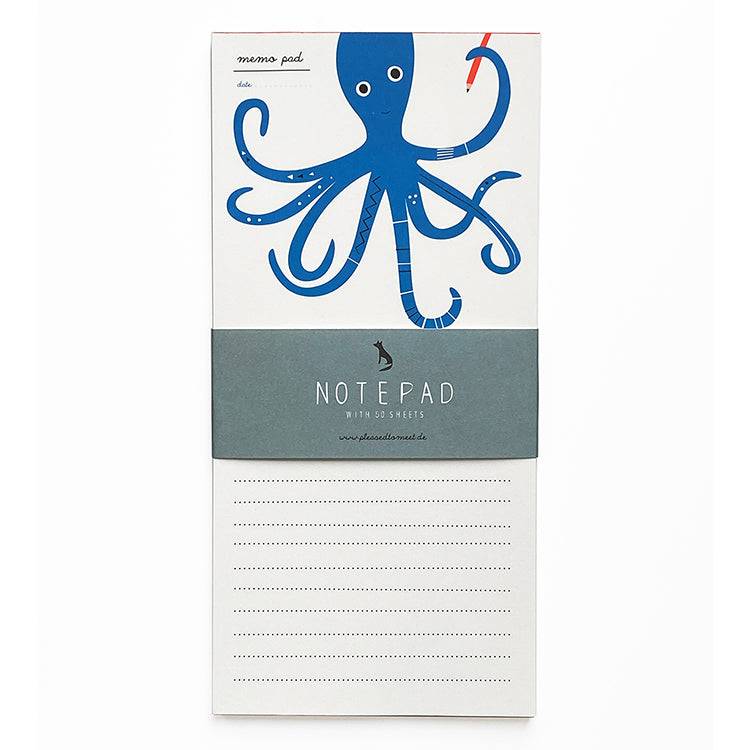 Pleased To Meet Octopus Notizblock im Angebot
