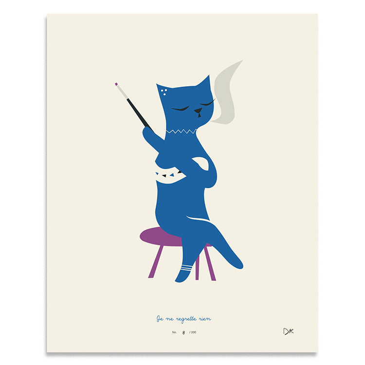 Pleased To Meet Blue Cat, Druck, ltd. 200 Günstiger Verkauf