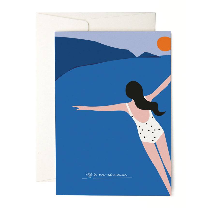 Pleased To Meet Cliff Diving Grusskarte Limitierter Zeitrabatt