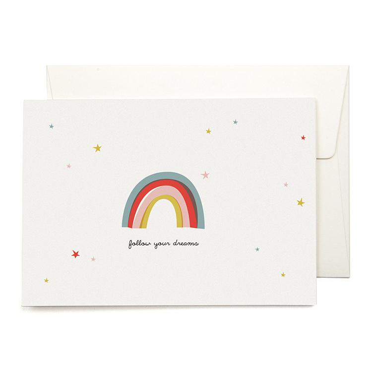Pleased To Meet Rainbow Grusskarte Rabatt