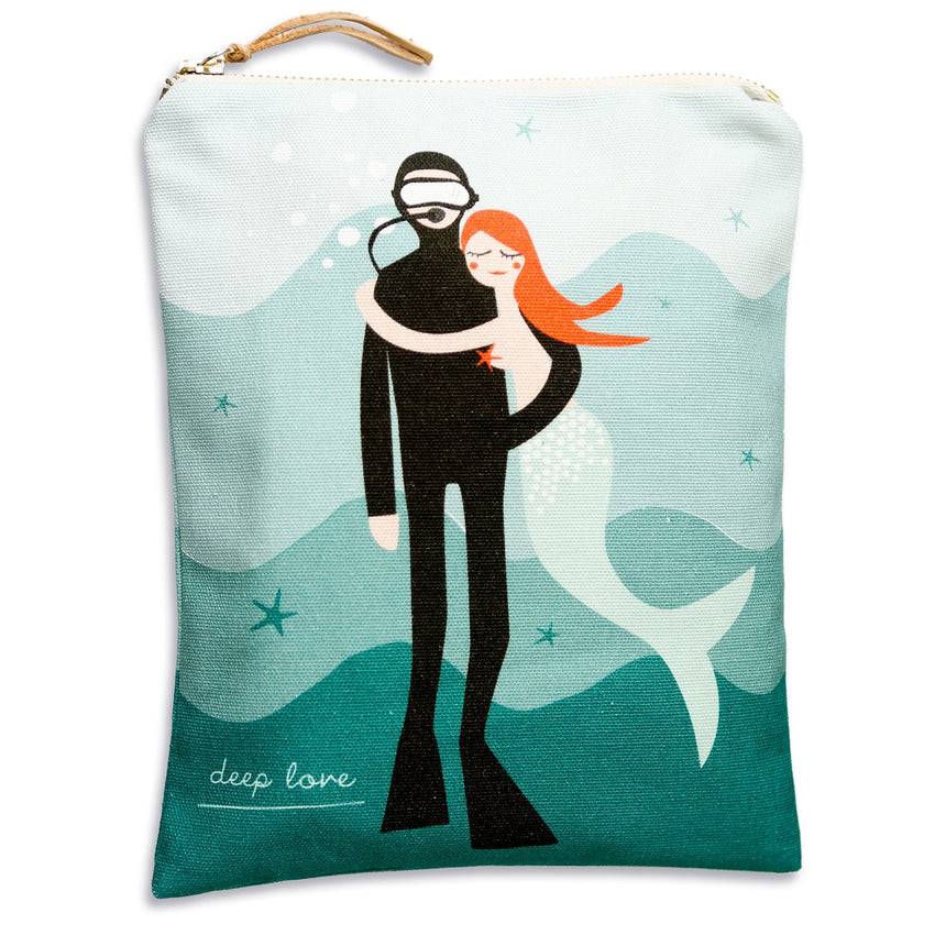 Pleased To Meet Mermaid + Diver Pouch Kostenlose Rückgabe