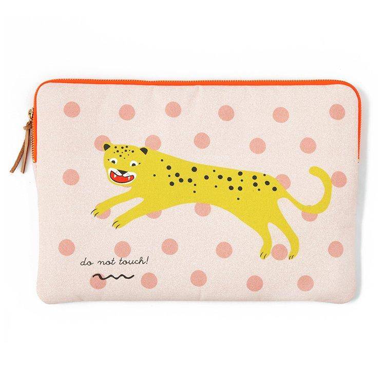 Pleased To Meet Leopard 13" Laptop Sleeve Clearance-Verkauf