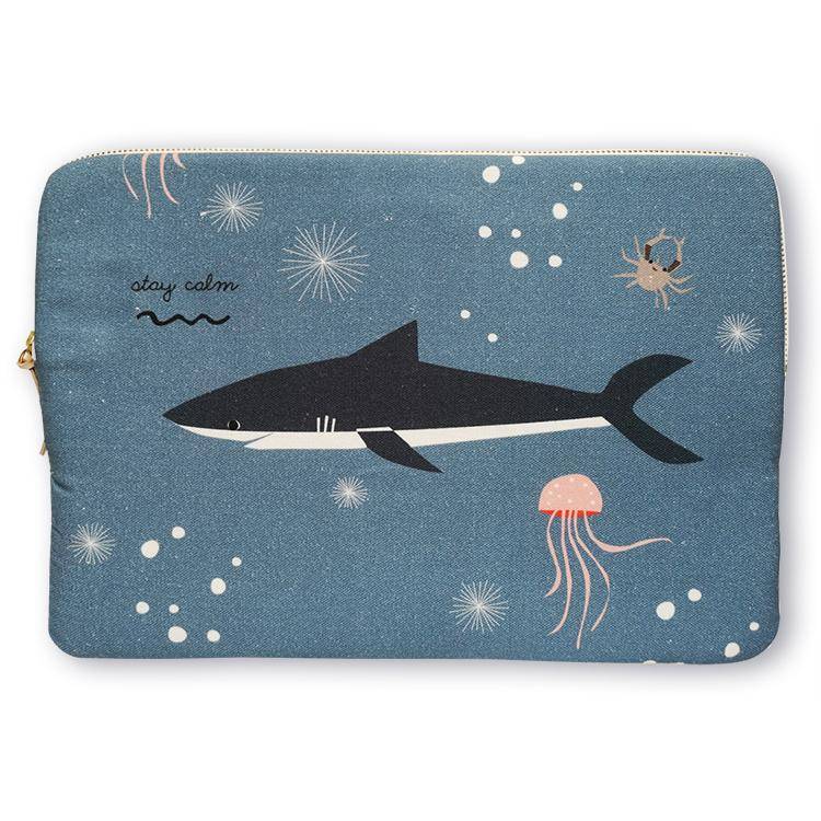Pleased To Meet Sharks 13" Laptop Sleeve Kostenloser Versand international