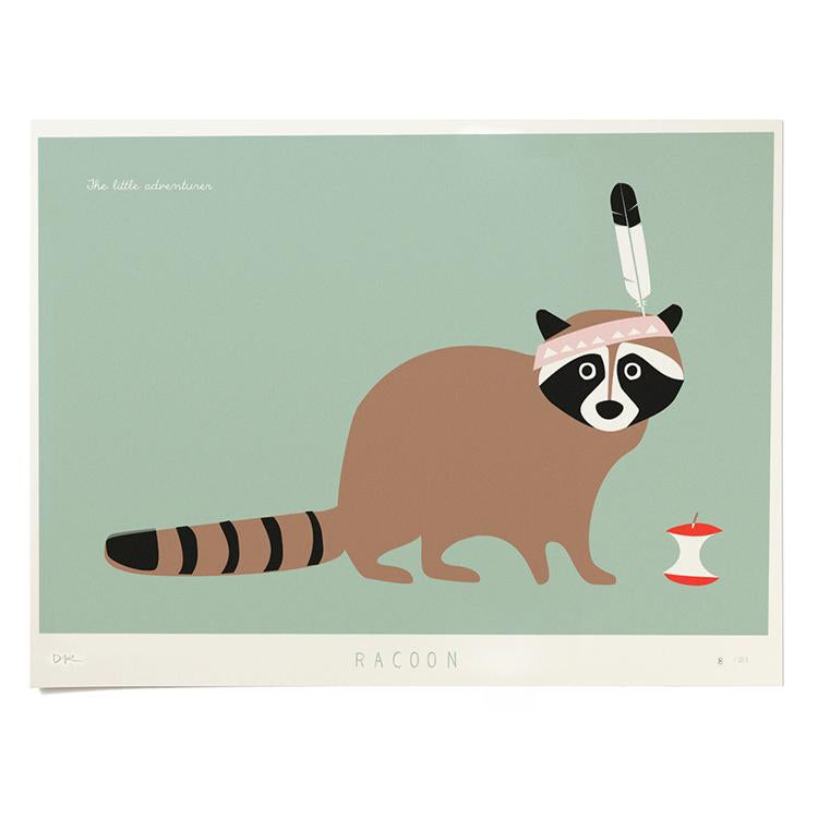Pleased To Meet Racoon, Druck, ltd. 250 Preisnachlass