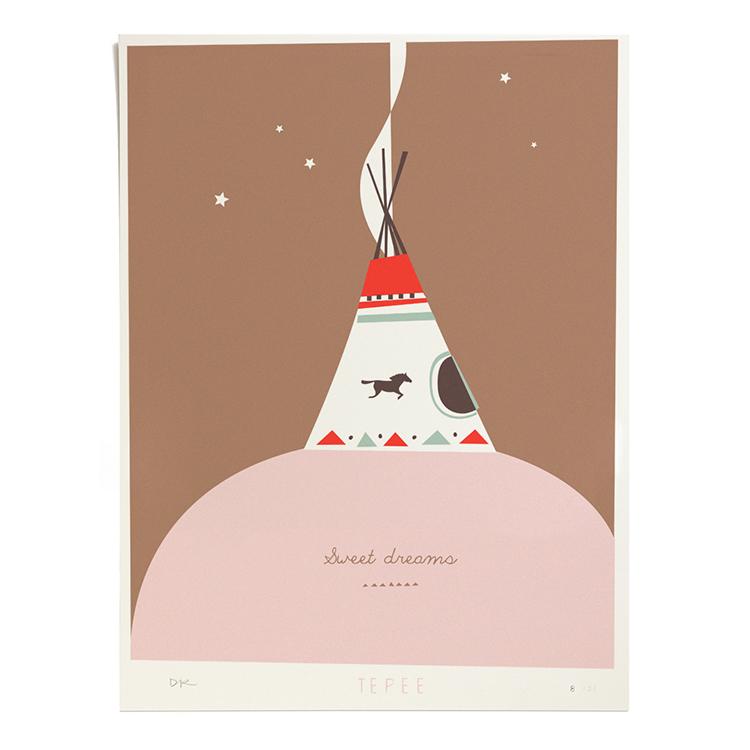 Pleased To Meet Tepee, Druck, ltd. 250 Neueste Mode